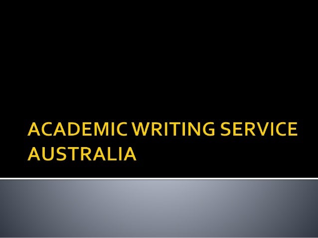 Academic writing service australia